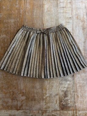 A Loves A Girls Metallic Gold Mini Skirt size L